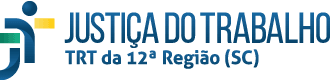 Logotipo da Justiça do Trabalho de Santa Catarina.